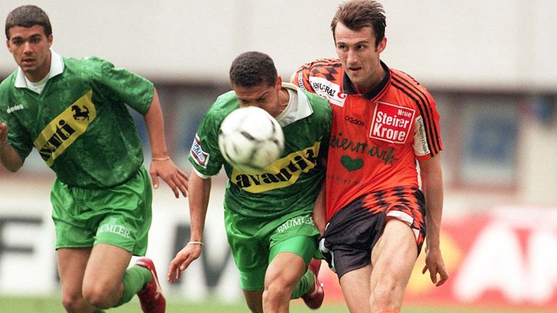 Als Rapid gegen Leoben Cupsieger wurde