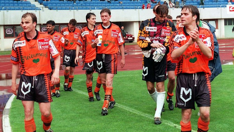Als Rapid gegen Leoben Cupsieger wurde
