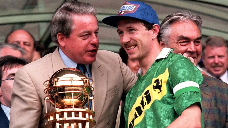 Als Rapid gegen Leoben Cupsieger wurde