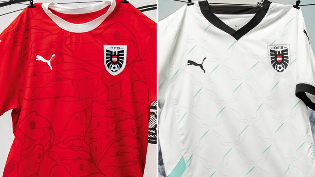 Das sind die ÖFB-Trikots für die EURO 2024
