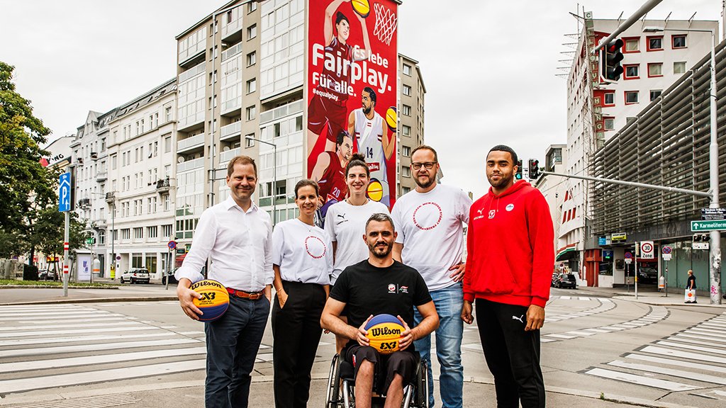 Riesen-Graffiti für das inklusivste Sportevent der Welt