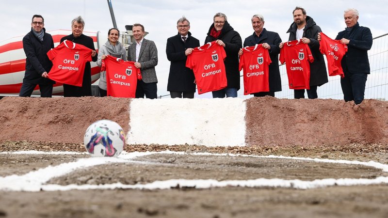 Die besten Bilder vom Spatenstich für das neue ÖFB-Zentrum
