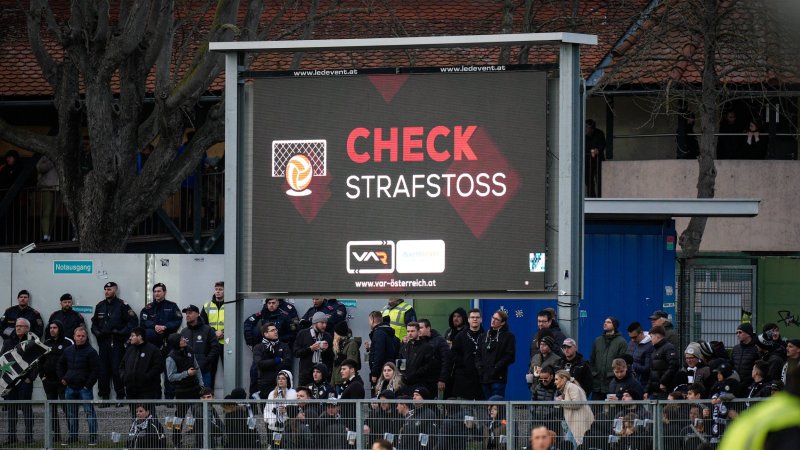 VAR-Rückblick: Hartberg blieb Elfmeter gegen Sturm verwehrt