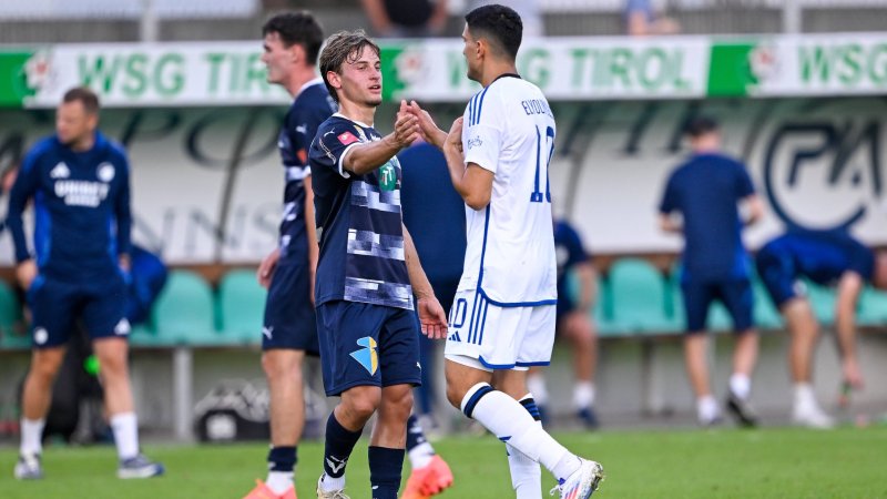 WSG kassiert deutliche Pleite gegen Champions-League-Klub