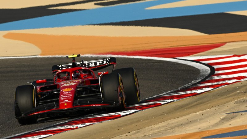 Sainz gibt am zweiten Test-Tag das Tempo vor