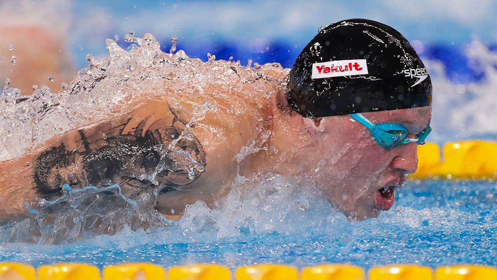 Bucher schwimmt über 100 m Delfin sensationell zu WM-Silber