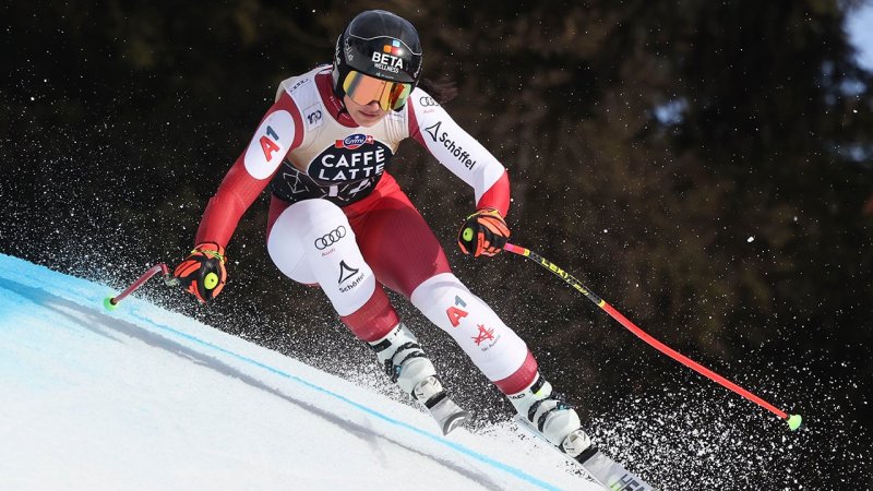Startliste für die erste Abfahrt der Frauen in Crans Montana