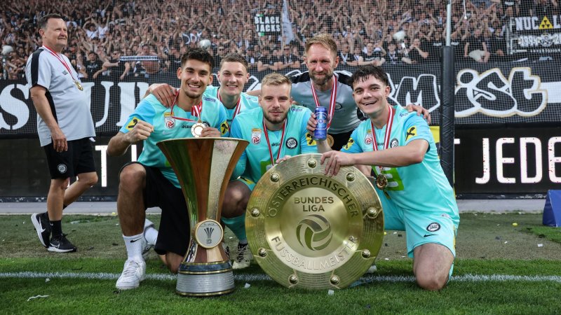 Party-Pics: So feiert Sturm den vierten Meistertitel