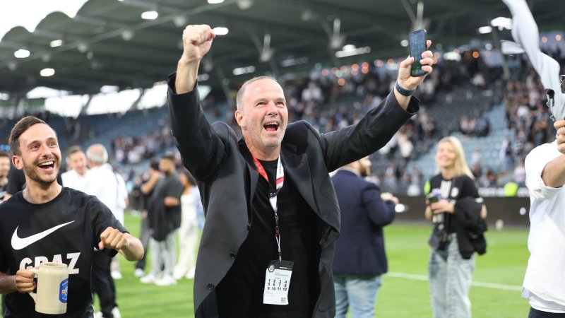 Party-Pics: So feiert Sturm den vierten Meistertitel