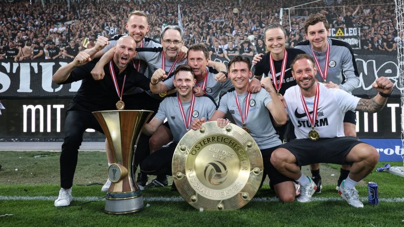 Party-Pics: So feiert Sturm den vierten Meistertitel