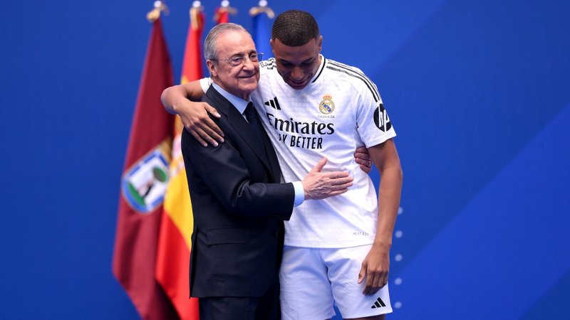 Bilder! Mbappé bei Real Madrid vor 85.000 Leuten vorgestellt