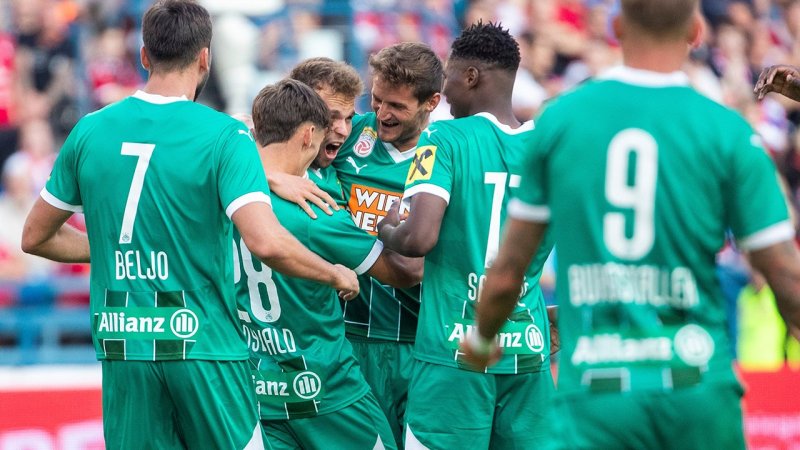 Rapid siegt trotz Platzverweis: "Haben es bravourös gemacht"