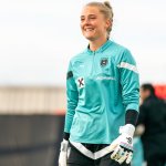 Mutig unter Männern: ÖFB-Torfrau Kresche im "AMS-Camp"