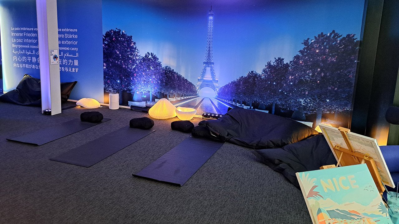 Bei Olympia findet sich sogar das innere "Zen"