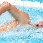 Auböck überzeugt bei 800 m Kraul im Vorlauf