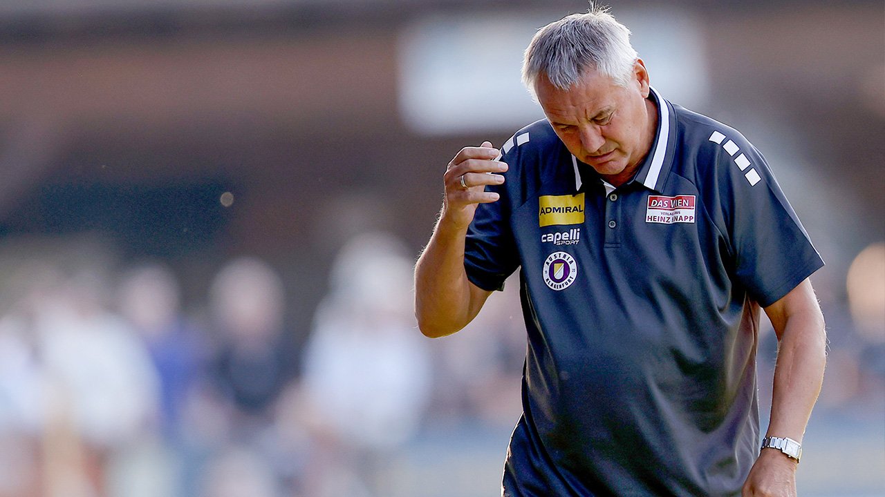 Neue Spieler? Pacult will nach Pleite "kein Fassl aufmachen"