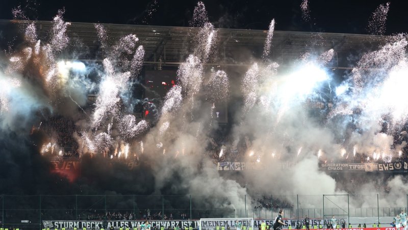 Sturm vs. Rapid: Die besten Fan-Bilder