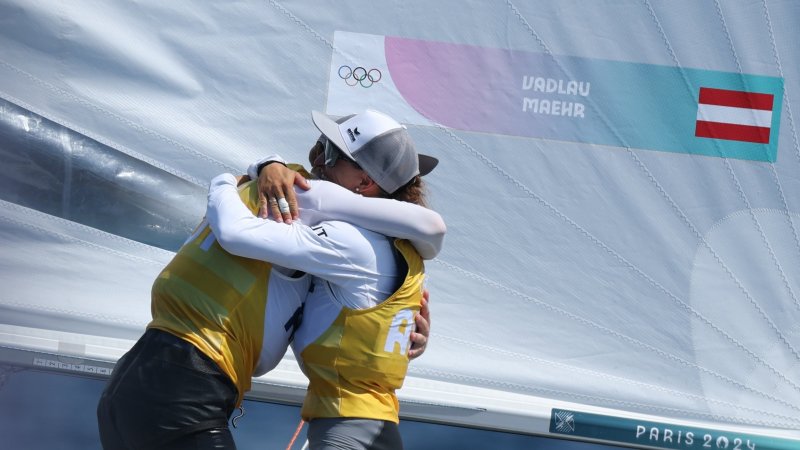 Da ist das Ding! So feiern Vadlau/Mähr die Gold-Medaille