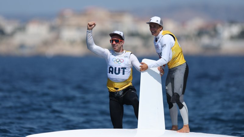 Da ist das Ding! So feiern Vadlau/Mähr die Gold-Medaille