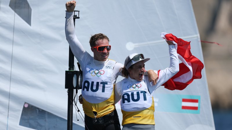 Da ist das Ding! So feiern Vadlau/Mähr die Gold-Medaille