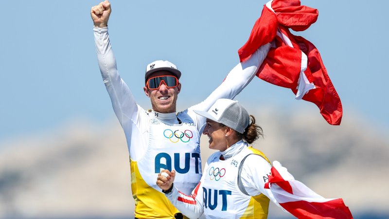 Da ist das Ding! So feiern Vadlau/Mähr die Gold-Medaille