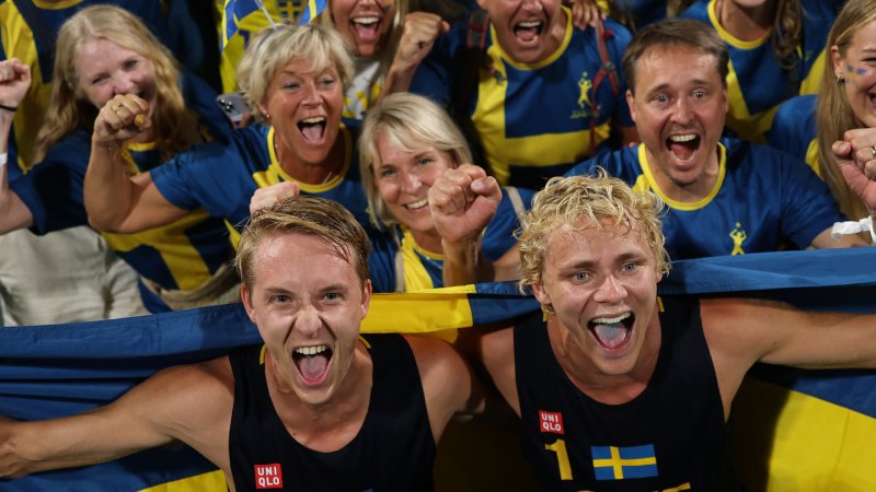 Schweden-Duo schreibt mit Beachvolleyball-Gold Geschichte