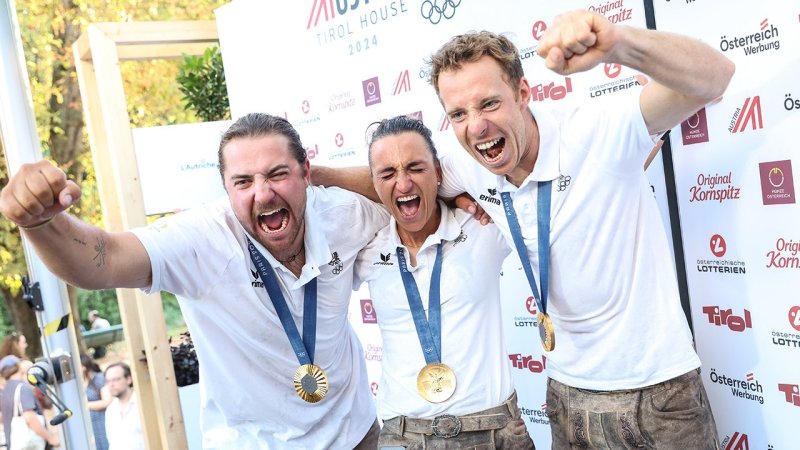 Party im Austria House! Olympia-Helden lassen es krachen