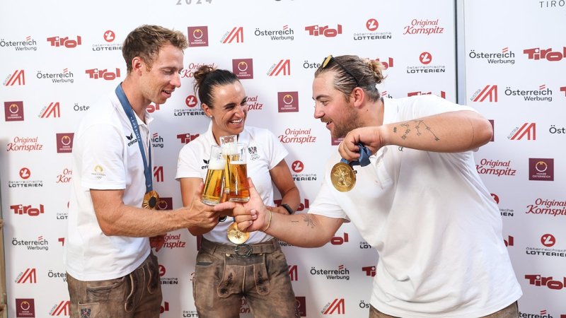 Party im Austria House! Olympia-Helden lassen es krachen