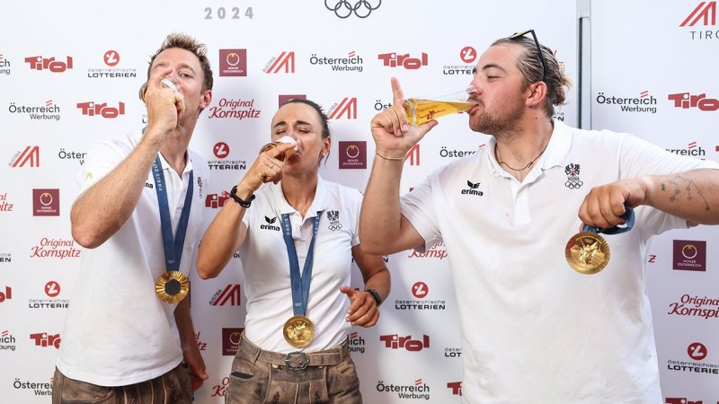 Party im Austria House! Olympia-Helden lassen es krachen