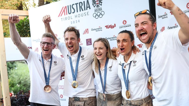 Party im Austria House! Olympia-Helden lassen es krachen