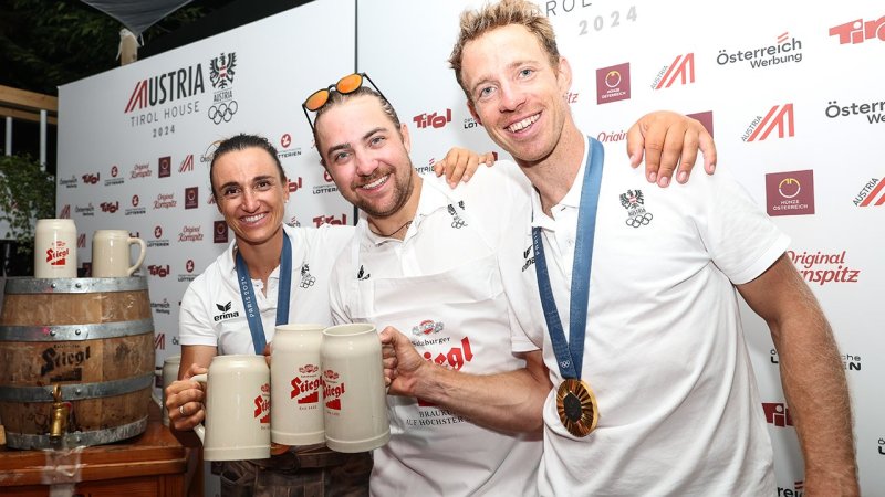 Party im Austria House! Olympia-Helden lassen es krachen