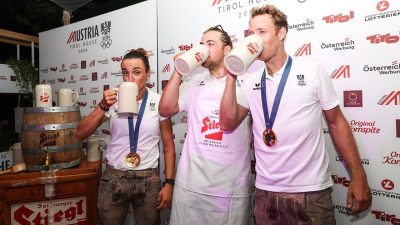 Party im Austria House! Olympia-Helden lassen es krachen