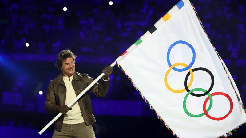 Olympia-Flagge kommt heute nach Los Angeles