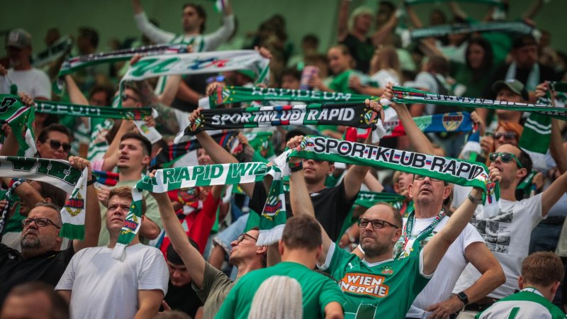 Ausverkauft! SK Rapid spielt EL-Quali vor vollem Haus