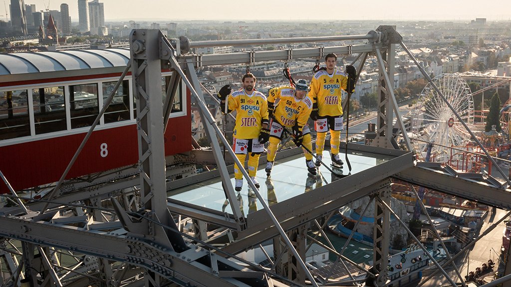 Capitals präsentieren Heimtrikot am Riesenrad