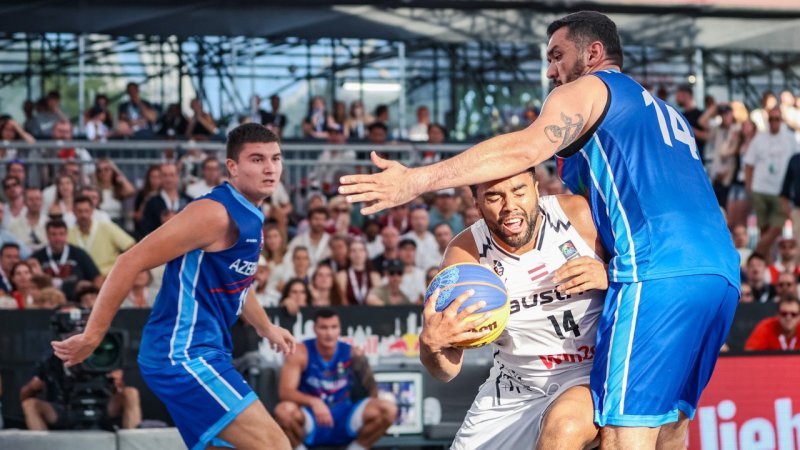 Österreichs Männer mühen sich bei 3x3-EM ins Viertelfinale