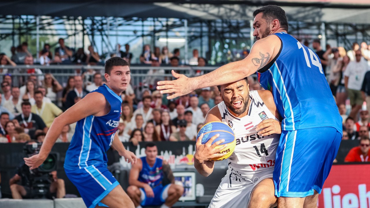 Österreichs Männer mühen sich bei <a href='/de/daten/news/basketball/3x3/' class='tag'>3x3</a>-EM ins Viertelfinale