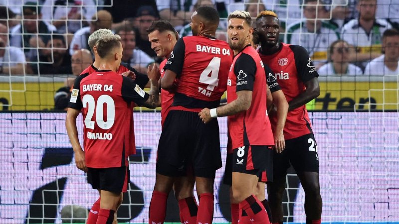 Wieder ganz spät! Leverkusen biegt Gladbach zum Auftakt