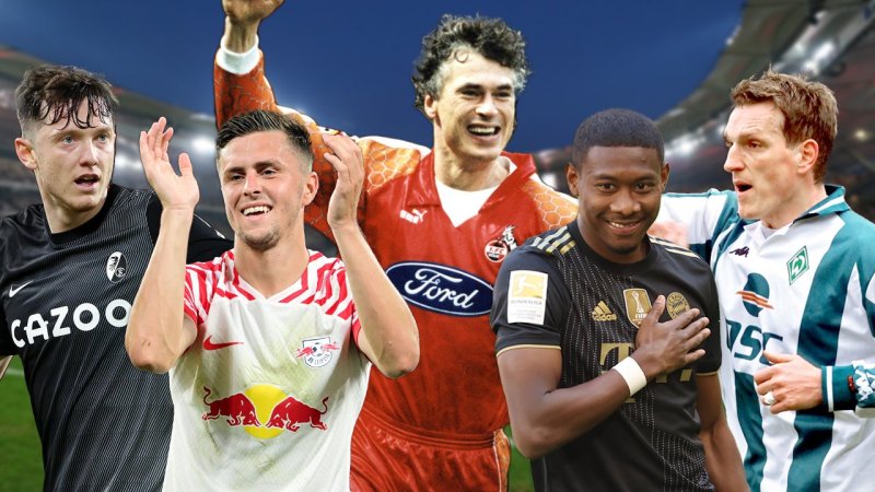 Die 20 treffsichersten Österreicher der deutschen Bundesliga