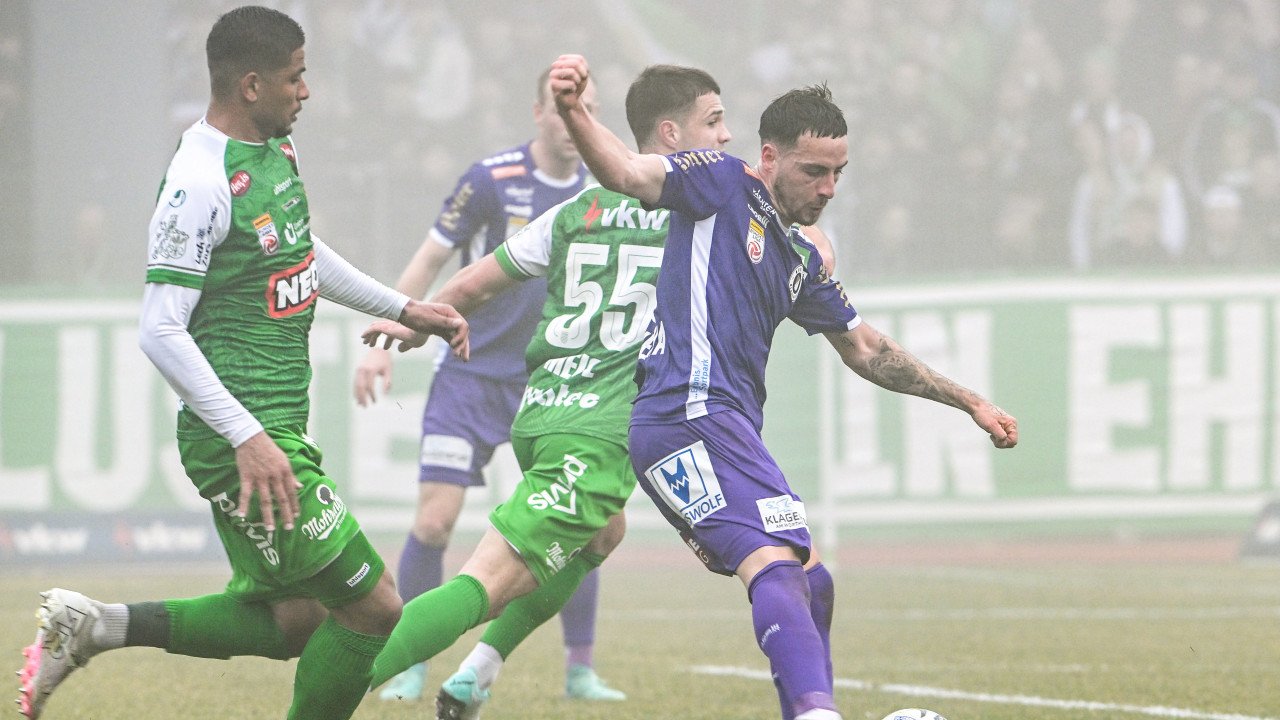 Klagenfurt besiegt Lustenau im Bregenzer Nebel