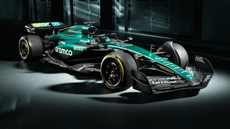 In Grün-Schwarz: Aston Martin präsentiert AMR24
