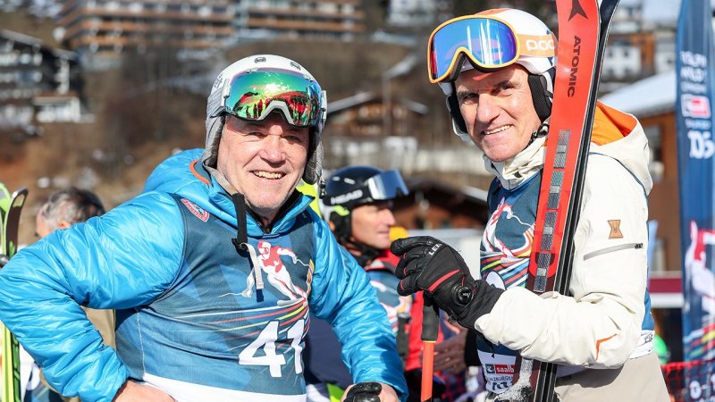 "Klassentreffen" der Ski-Legenden - Bilder aus Saalbach