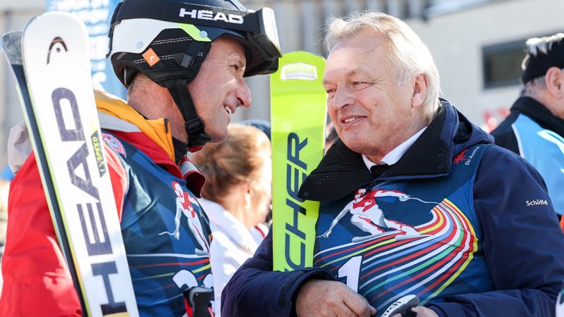 "Klassentreffen" der Ski-Legenden - Bilder aus Saalbach