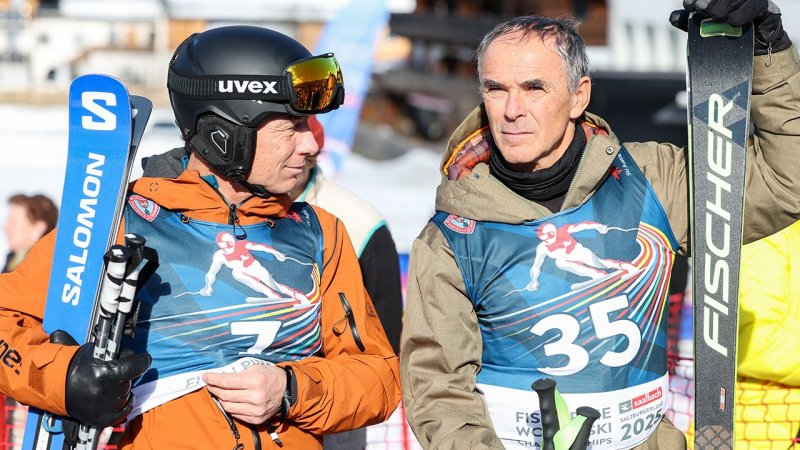 "Klassentreffen" der Ski-Legenden - Bilder aus Saalbach