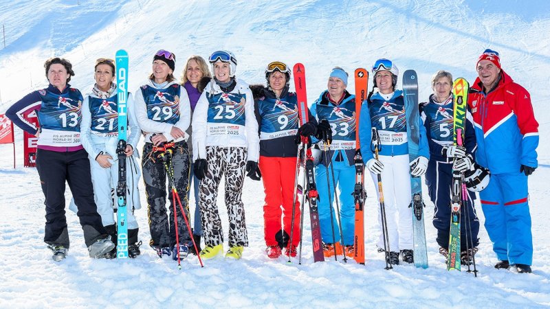 "Klassentreffen" der Ski-Legenden - Bilder aus Saalbach
