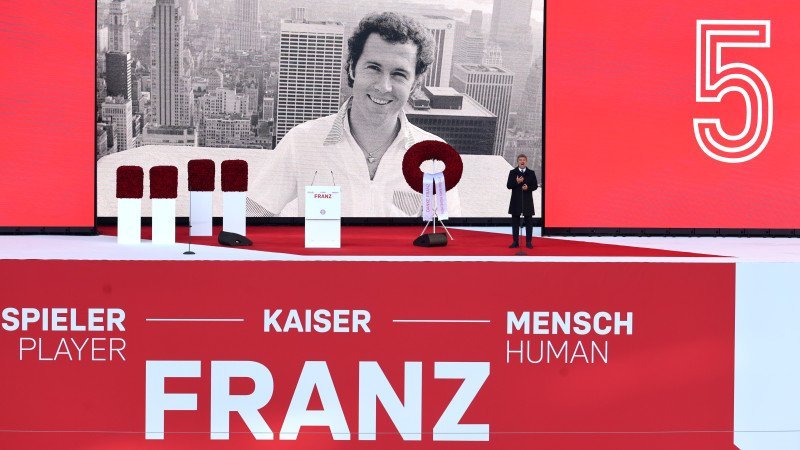 Die Gedenkfeier für Franz Beckenbauer in Bildern