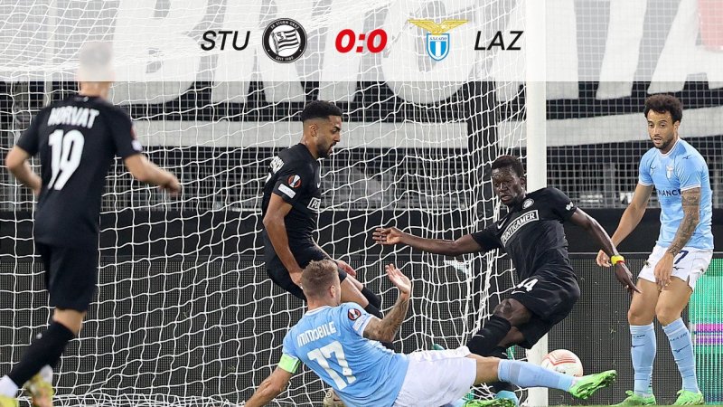 Starke Leistung von Sturm Graz bei Nullnummer gegen Lazio