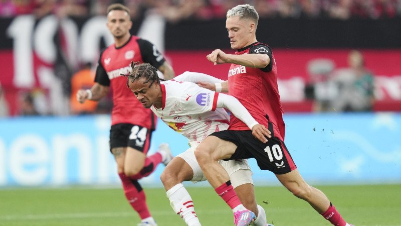 Irre! Leipzig dreht Partie in Leverkusen mit spätem Treffer