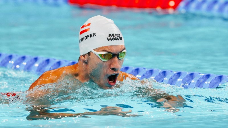 Ernhofer verpasst 200-Meter-Freistil-Finale klar