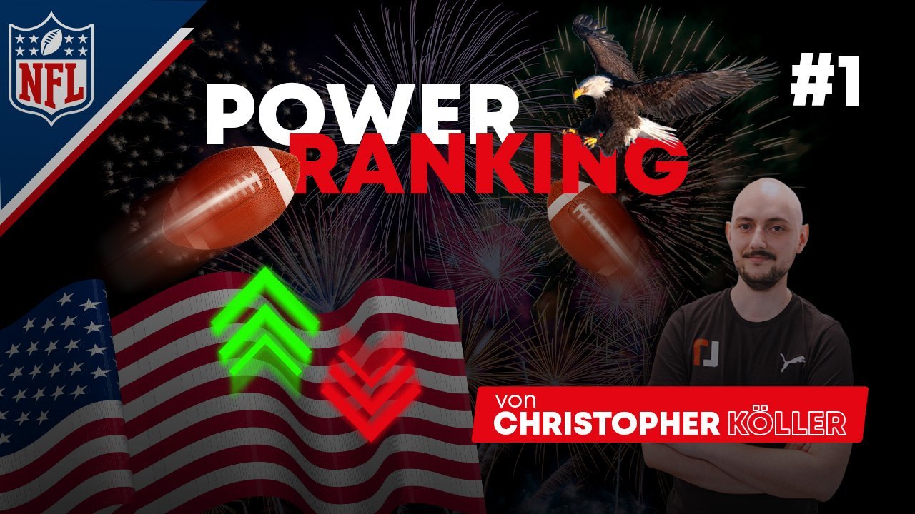 Das NFL-Power-Ranking vor dem Saisonstart